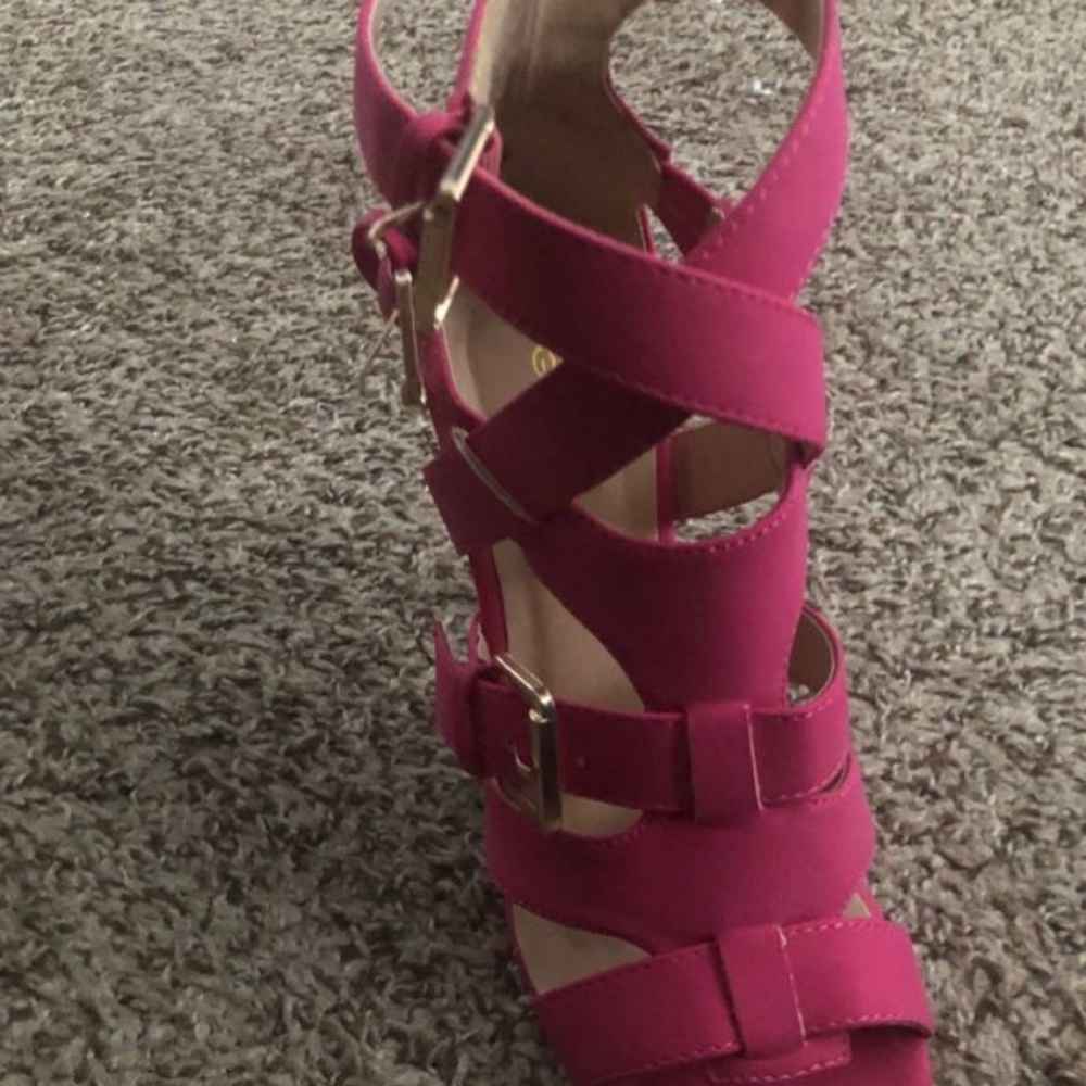 Pink heels